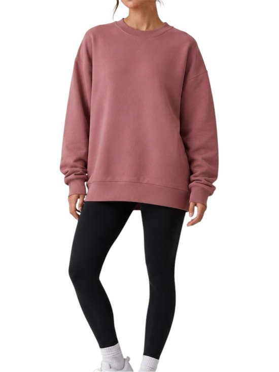 lululemon athletica Sweaters - Lululemon Pink Perfectly Oversized Crewneck Sweater Size 4-6